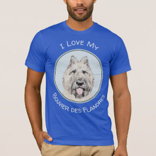 Bouvier des Flandres Painting - Original Dog Art T-Shirt