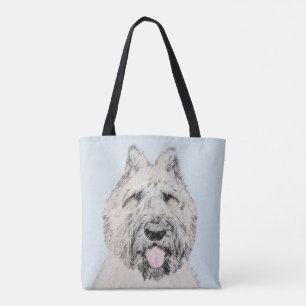 Bouvier des Flandres Painting - Original Dog Art Tote Bag
