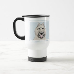 Bouvier des Flandres Painting - Original Dog Art Travel Mug