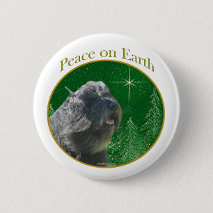 Bouvier Des Flandres Peace 6 Cm Round Badge