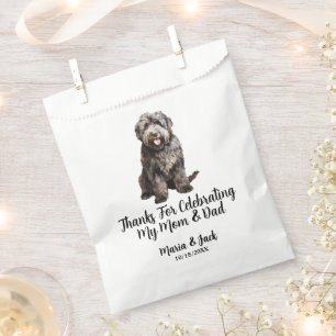 Bouvier des Flandres Pet Cocktail Wedding  Favour Bags
