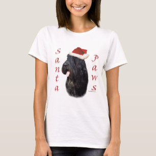 Bouvier des Flandres Santa Paws T-Shirt