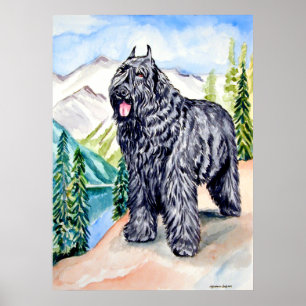 Bouvier des Flandres Wall Print