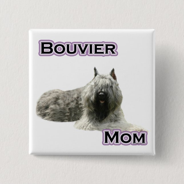 Bouvier Mum 4 - Button (Front)