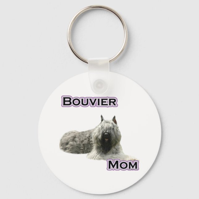 Bouvier Mum 4 - Keychain (Front)