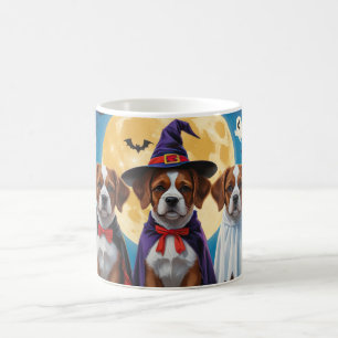 Bouviers Des Flandres Dogs Pumpkin Halloween Funny Coffee Mug