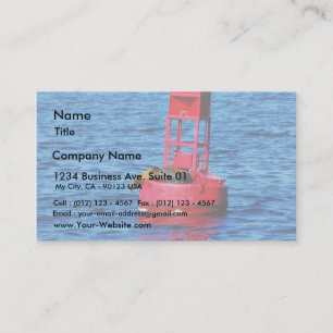 Bouy In San Diego Bay With A Seal On It Business Card