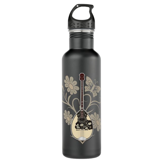Bouzouki 710 Ml Water Bottle (Front)