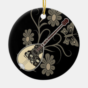 Bouzouki Ceramic Tree Decoration