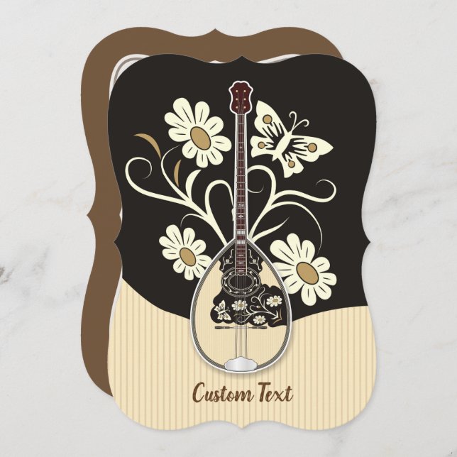 Bouzouki Invitation (Front/Back)