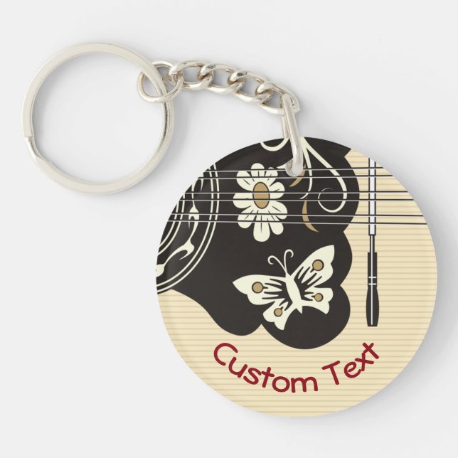 Bouzouki Keychain (Front)