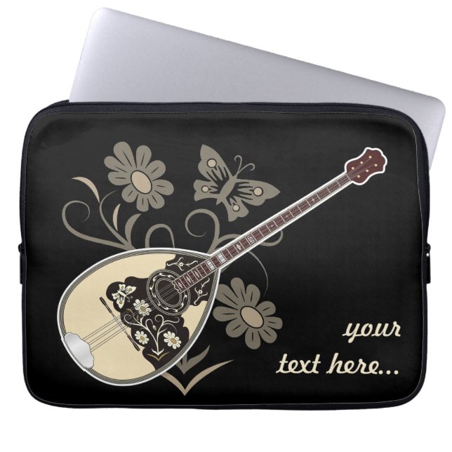 Bouzouki Laptop Sleeve (Front)