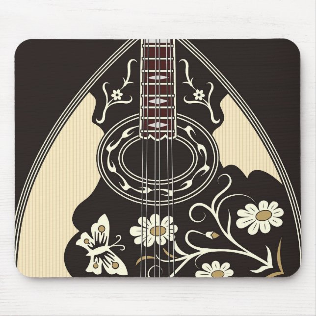 Bouzouki Mouse Mat (Front)