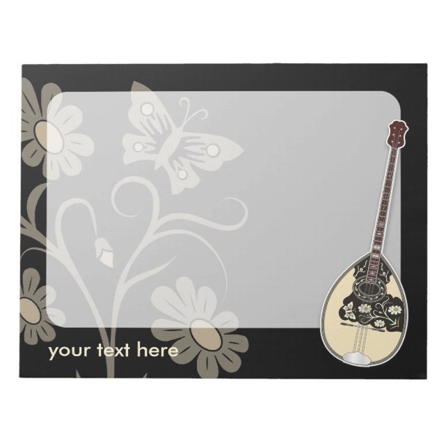 Bouzouki Notepad (Front)