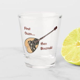 Bouzouki Ouzo Shot Glass