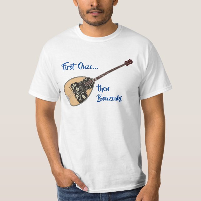 Bouzouki Ouzo T-Shirt (Front)