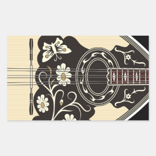 Bouzouki Rectangular Sticker