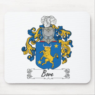 Bove Family Crest Mouse Mat