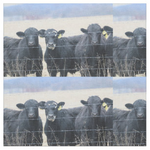 Bovine bystanders fabric