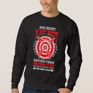 Bow And Arrow Archery Sports Archer Sport Bow 34 Sweatshirt