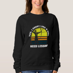 Bow And Arrow Archery Sports Archer Sport Bow 4 Sweatshirt