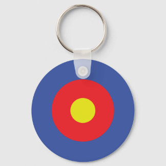 bow and arrow target - aim key ring