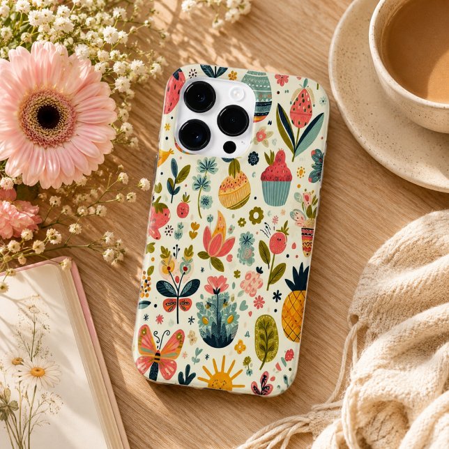 bow and cherry pattern  Case-Mate iPhone case (bow and cherry pattern Case-Mate iPhone case)