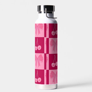 Bow and Cherry water bottle 