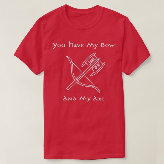 Bow Axe T-Shirt (Design Front)
