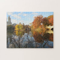 Bow Bridge San Remo Reflections, Central Park