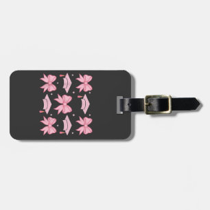 Bow coquette Graduation Pink palette 2025 Luggage Tag
