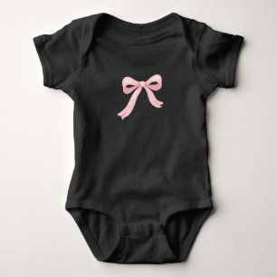 bow design baby bodysuit
