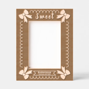 Bow Dots  Etched Frames