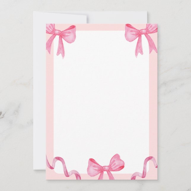 Bow empty template (Front)