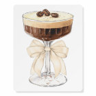 Bow Espresso Martini Bridal Shower -  16x20 