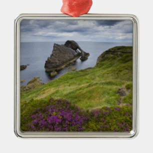 Bow Fiddle Rock, Portknockie, Scotland Metal Tree Decoration