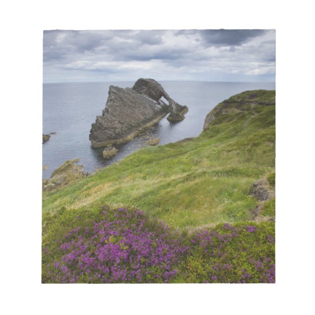 Bow Fiddle Rock, Portknockie, Scotland Notepad (Front)