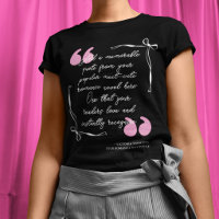 Bow Frame Pink Quotation Marks Your Book Quote