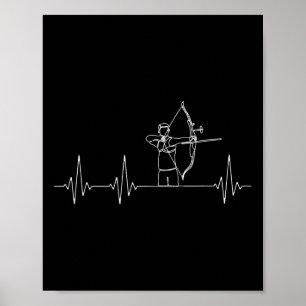 Bow Hunting Archer Funny Archery Poster