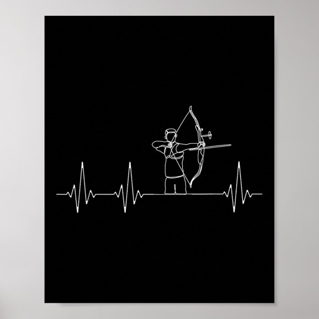 Bow Hunting Archer Funny Archery  Poster (Front)