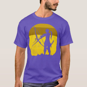 Bow Hunting Archery Longbow Bow Arrow Archer T-Shirt