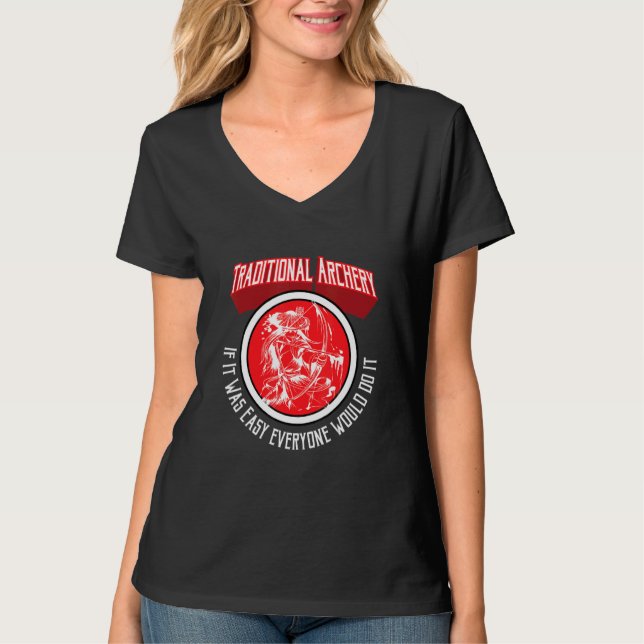 Bow Hunting Arrow And Archery Quote Archery Target T-Shirt (Front)