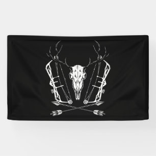 Bow hunting bow hunter deer banner