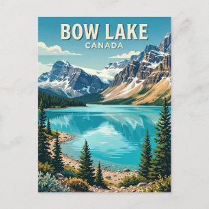 Bow Lake Canada Postcard