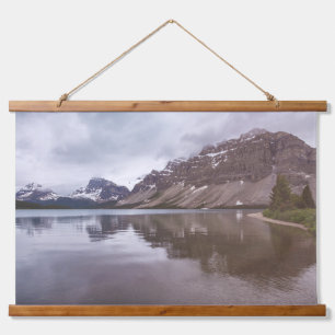Bow Lake Mountain Landscape Hanging Tapestry