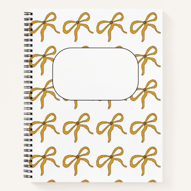 Bow Notebook  (Front)