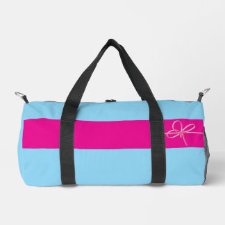 Bow on Pink Small Duffle Bag