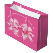 Bow on Trendy Barbiedoll Bubblegum Pink