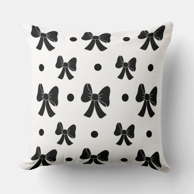 Bow patten design Pillow (Front)