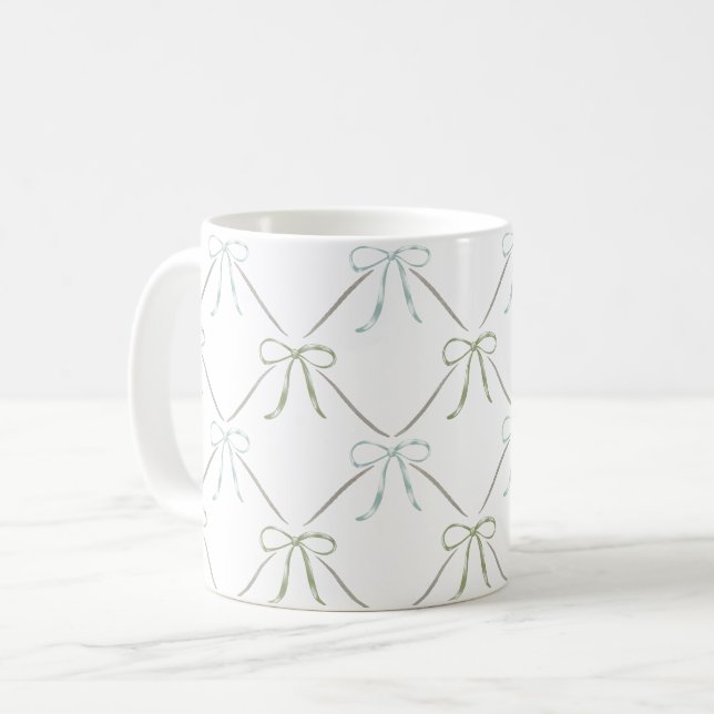 Bow Pattern Mug (Front Left)